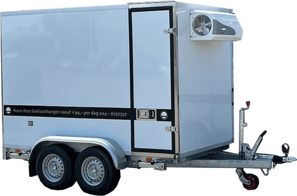 2. Mobiele koelwagen voor barbecueroffers, ideaal voor evenementen en catering.